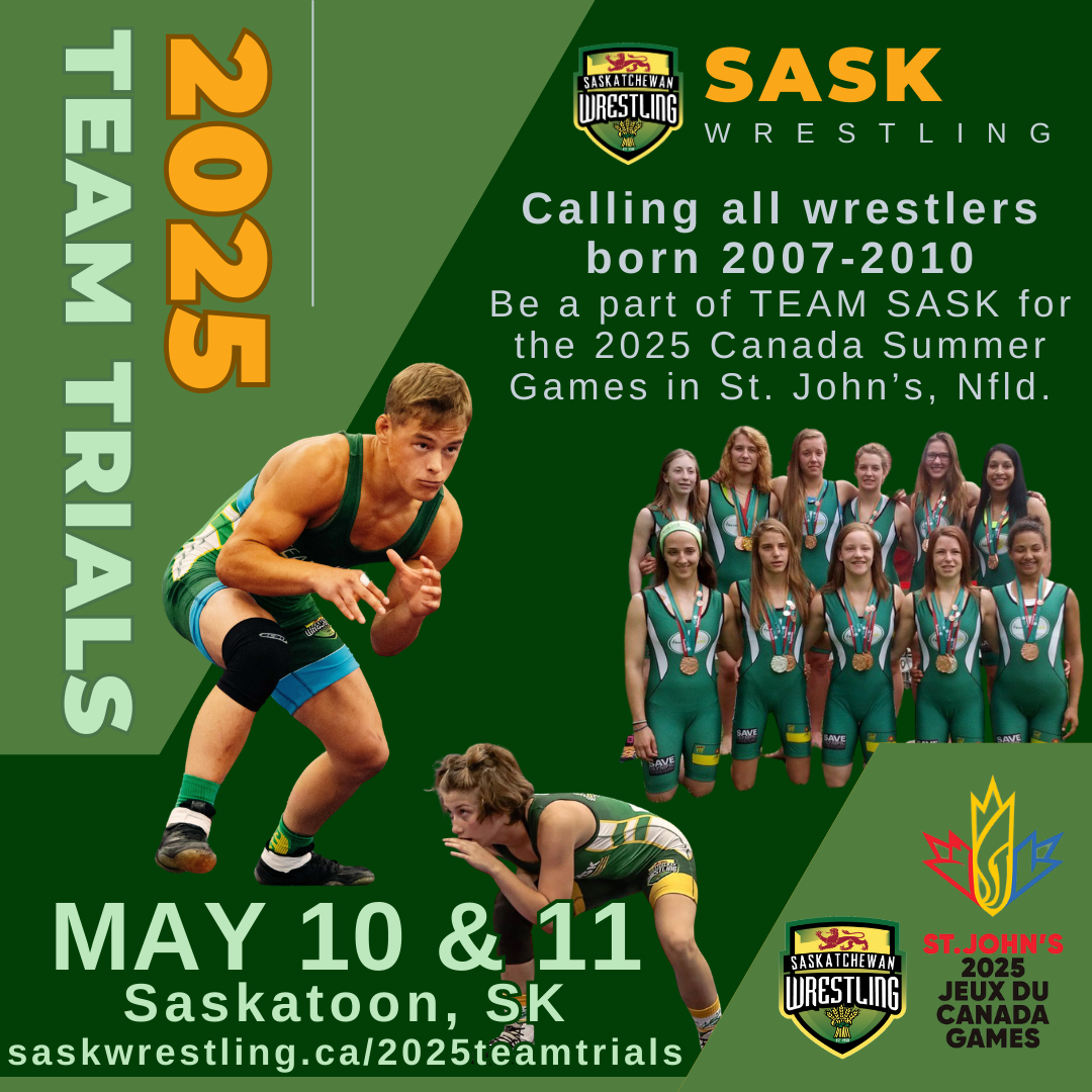 Team Trials for Canada Summer Games 2025 Sask Wrestling